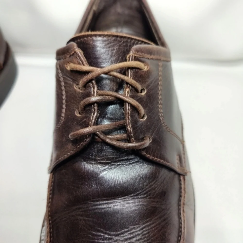 To Boot X Adam Derrick New York Derby Lace Up Brown Leather Mens Shoes Size 10